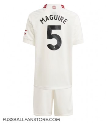 Manchester United Harry Maguire #5 Replik 3rd trikot Kinder 2023-24 Kurzarm (+ Kurze Hosen)
